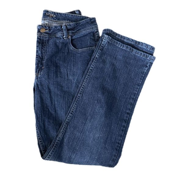 Riders by Lee Dark Wash Boot Cut Jeans, Size 14M, Pre-owned - Picture 3 of 6